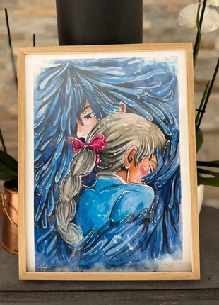 Affiche Château ambulant, brand: Studio Ghibli, condition: Like new, €10.00, €11.20 includes Buyer Protection