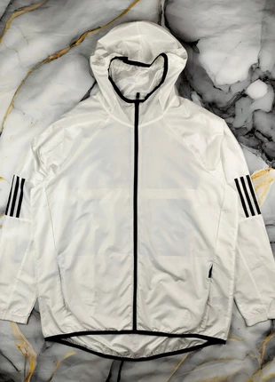 Veste de running Adidas blanche noir et blanc capuche taille XL, marca: adidas, estado: Muito bom, tamanho: XL, €35.00, €37.45 inclui Proteção do Comprador Pro