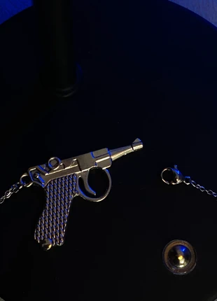 gun necklace, marque: Punk, état: Neuf avec étiquette, 5,50 €, 6,48 € Protection acheteurs incluse