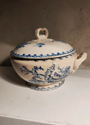 Soupière ancienne Gien"chardons", marca: Gien, estado: Satisfactorio, 35,00 €, 37,45 € Protección al comprador incluida