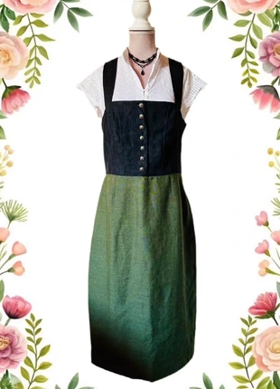 🌿Robe vintage en lin et laine autrichienne T.40 Tramontana Oktoberfest cottagecore linen wool dress🌿, brand: Vintage, condition: Very good, size: L / 40 / 12, €39.00, €41.65 includes Buyer Protection Pro