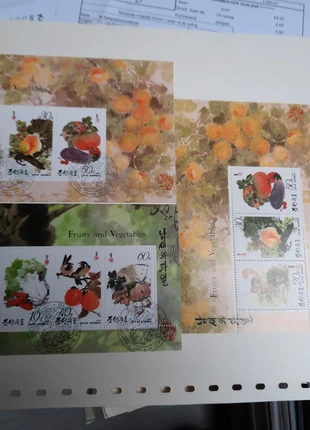 Postzegels blokken fruits and Vegetables, staat: Nieuw zonder prijskaartje, € 1,50, € 2,28 inclusief Kopersbescherming