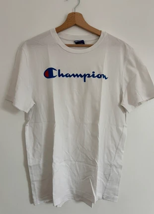 Tee-shirts blanc Champion, merk: Champion, staat: Nieuw zonder prijskaartje, maat: M, € 12,00, € 13,30 inclusief Kopersbescherming