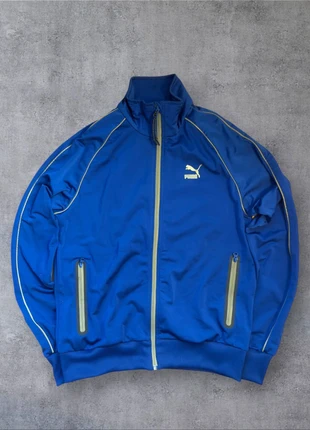 Puma Jacke 2010 Original Größe M Y2K Blau Gold, merk: Puma, staat: Heel goed, maat: M, € 35,00, € 37,45 inclusief Kopersbescherming