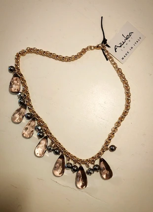 Collana con pendenti a goccia in pietra, marque: Made In Italy, état: Neuf avec étiquette, 8,90 €, 10,05 € Protection acheteurs incluse