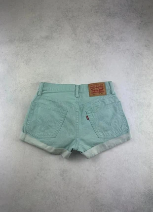 Short Levis 501 Femme FR38 turquoise été, merk: Levi's, staat: Heel goed, maat: M / 38 / 10, € 21,00, € 22,75 inclusief Kopersbescherming