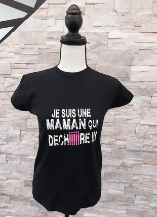 Tee shirt maman qui déchire taille M, état: Neuf sans étiquette, taille: M / 38 / 10, 3,50 €, 4,38 € Protection acheteurs incluse