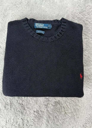 Pull col rond Noir épais Ralph Lauren coton maille logo brodé classique - Taille M, marque: Ralph Lauren, état: Bon état, taille: M, 25,00 €, 26,95 € Protection acheteurs (Pro) incluse