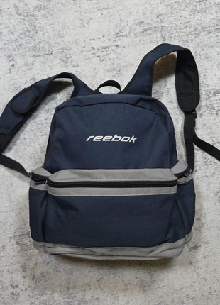 🎒 Reebok sac à dos vintage bleu marine gris logo brodé unisexe, brand: Reebok, condition: Very good, €34.95, €37.40 includes Buyer Protection Pro
