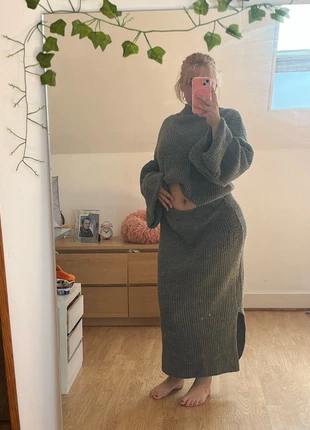 Ensemble pull et jupe en laine gris y2k vintage Zara, marca: Kiabi, estado: Muy bueno, tamaño: M / 38 / 10, 20,00 €, 21,70 € Protección al comprador incluida