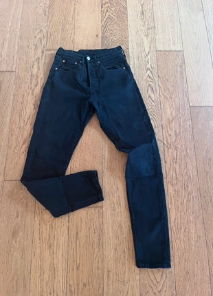 Jean Levi’s 501 Premium noir W27 L32 – Coupe droite iconique, merk: Levi Strauss & Co., staat: Goed, maat: S / 36 / 8, € 11,50, € 12,78 inclusief Kopersbescherming