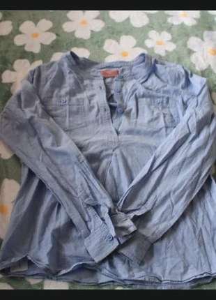 Chemisier bleu clair fille – Mango Kids – Taille 11-12 ans -Ref 116, brand: Mango, condition: Very good, size: 11 years / 146 cm, €3.50, €4.38 includes Buyer Protection Pro