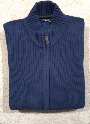 Veste / full zip / col roulé / jacket / intersaison / IZOD / bleu marine / homme / taille L, marque: IZOD, état: Très bon état, taille: L, 6,50 €, 7,53 € Protection acheteurs incluse