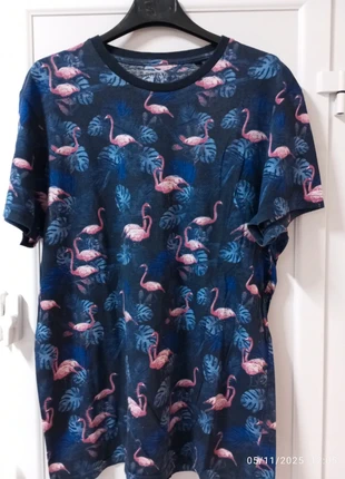 Camiseta azul flamencos, marque: Primark, état: Très bon état, taille: L, 3,50 €, 4,38 € Protection acheteurs incluse