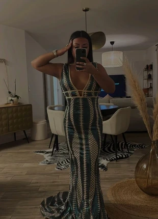 Robe longue sirène de soirée avec traîne, condition: New without tags, size: M / 38 / 10, €25.00, €26.95 includes Buyer Protection