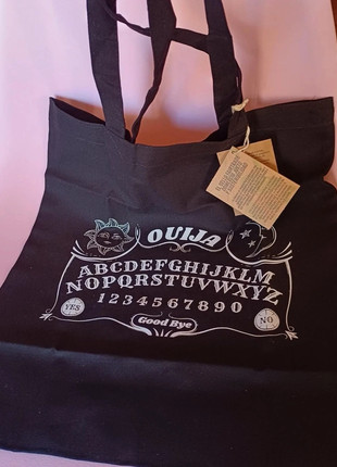 🖤 Tote bag Ouija algodón bolsa negra tela, marque: Alternative, état: Neuf avec étiquette, 14,90 €, 16,35 € Protection acheteurs incluse