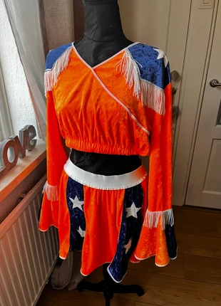 Cheerleader outfit, staat: Heel goed, maat: XXXL / 46 / 18, € 5,00, € 5,95 inclusief Kopersbescherming