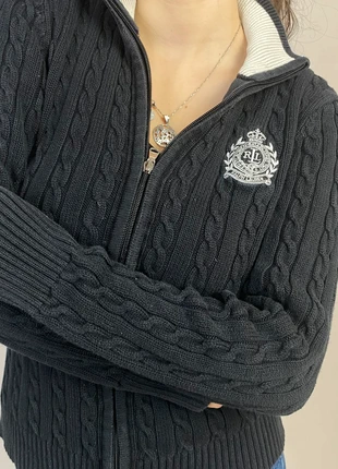 Gilet Ralph Lauren noir zippé, style équestre chic, marca: Ralph Lauren, estado: Muito bom, tamanho: M / 38 / 10, €49.00, €52.15 inclui Proteção do Comprador Pro