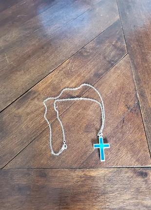 Petite croix en verre et métal, condition: New without tags, €1.50, €2.28 includes Buyer Protection