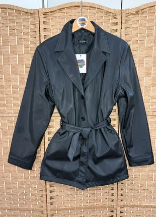 1990s Vintage PVC Trench Coat. Y2K Style. Belted Mac. Raincoat., brand: Vintage Dressing, condition: Very good, size: XL / 14, £25.00, £26.95 includes Buyer Protection