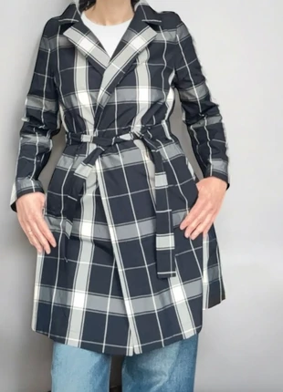 Promo 24 ore! Trench sartoriale Marella check navy. Made in Italy, chic!, marke: Marella, zustand: Sehr gut, größe: M / 38 / 10, 20,00 €, 21,70 € inklusive Vinted-Käuferschutz