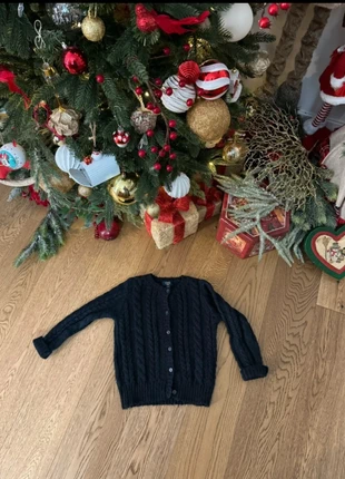 Maglione blu a trecce bambina - cardigan blu a trecce bambina, marque: OVS, état: Très bon état, taille: 4 ans / 104 cm, 7,00 €, 8,05 € Protection acheteurs incluse