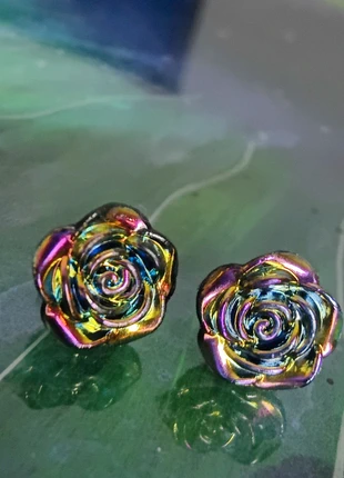 Pendientes holográficos flor, marque: Galaxy, état: Neuf sans étiquette, 5,00 €, 5,95 € Protection acheteurs incluse