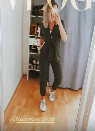 Combinaison kaki, marque: Hello Moon Shop, état: Très bon état, taille: S / 36 / 8, 12,00 €, 13,30 € Protection acheteurs incluse