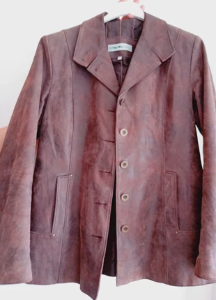 Chaqueta Blazer piel vintage ., marca: Toni min 1968, estado: Bom, tamanho: M / 38 / 10, €23.00, €24.85 inclui Proteção do Comprador