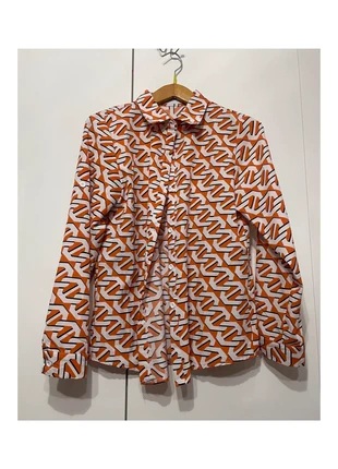 Camicia fantasia arancione, brand: Fashion, condizioni: Ottime, taglia: Taglia unica, €6.00, €7.00 include la Protezione acquisti