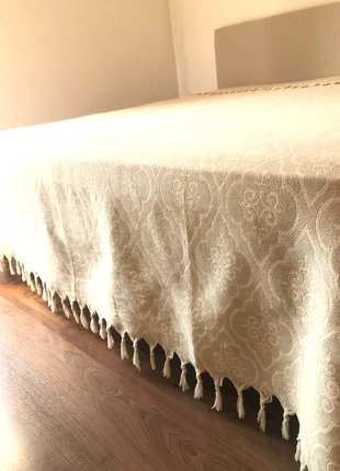 Dessus de lit luxueux, couvre lit, Jeté de canapé en lin et coton, marke: Fabrication Artisanale, zustand: Neu, mit Etikett, größe: 220–240 cm x 220–260 cm, 50,00 €, 53,20 € inklusive Vinted-Käuferschutz