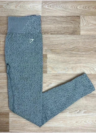 Legging de sport Gymshark marl seamless gris pour femme taille M, marke: Gymshark, zustand: Sehr gut, größe: M / 38 / 10, 22,00 €, 23,80 € inklusive Vinted-Käuferschutz