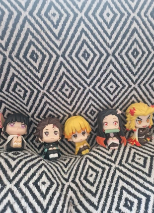 Demon slayer sitting mini figures, brand: unknown, condition: Very good, size: Preemie, up to 44cm, £10.00, £11.10 includes Buyer Protection