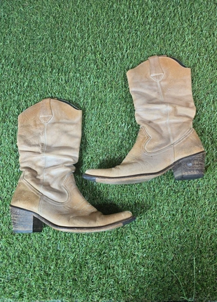 Bottes western en cuir camel Felmini – Taille 38, marca: felmini, estado: Bom, tamanho: 38, €20.00, €21.70 inclui Proteção do Comprador Pro