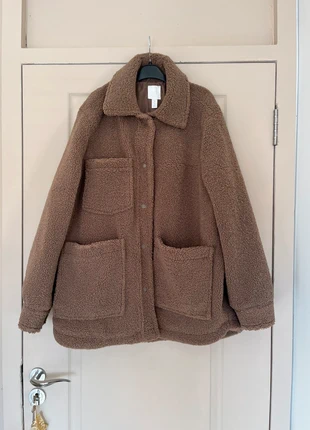 H&M - Oversized Teddy Jacket, brand: H&M, condition: Good, size: M / 38 / 10, €6.00, €7.00 includes Buyer Protection