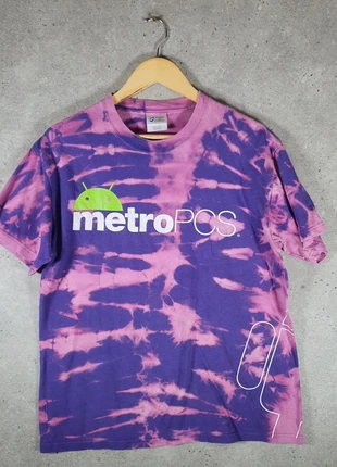 Vintage Port & Company Metro PCS Print T-Shirt M Purple Men’s Summer Outdoors Casual F5440, brand: Port & Company, condition: Good, size: M, £7.99, £9.09 includes Buyer Protection Pro