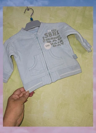 Linda sudadera bebe con cremallera en azul pastel🎈, marque: Boutique privée, état: Très bon état, taille: 3-6 mois / 62 cm, 2,00 €, 2,80 € Protection acheteurs incluse