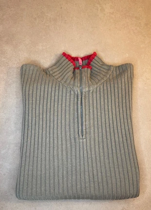 Pull homme half zip Mustang gris vert et rouge taille XXL, marque: Mustang, état: Très bon état, taille: XXL / 44 / 16, 6,50 €, 7,53 € Protection acheteurs incluse