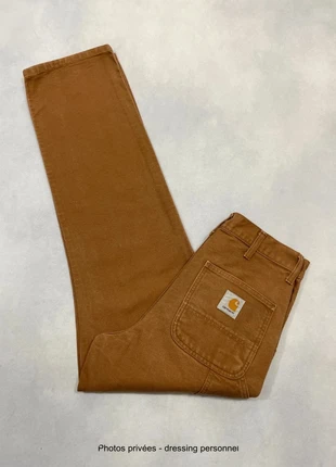 Jean Carhartt wip Marron Large Single Knee Pant Baggy Carpenter Denim Taille S w28 #955, marque: Carhartt, état: Très bon état, taille: W28 | FR 38, 49,00 €, 52,15 € Protection acheteurs incluse