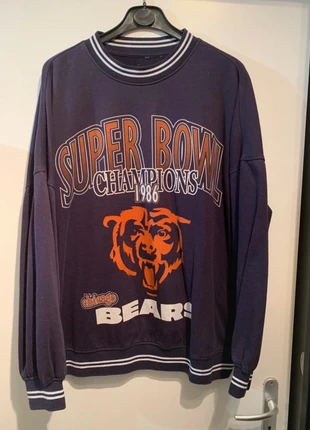 Pull super bowl, marke: H&M, zustand: Sehr gut, größe: L / 40 / 12, 6,50 €, 7,53 € inklusive Vinted-Käuferschutz