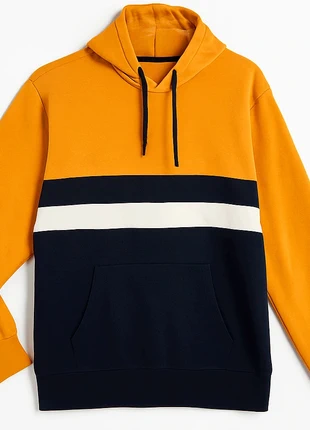 Sudadera Lefties bicolor (mostaza y azul marino), marque: Lefties, état: Très bon état, taille: XL, 10,00 €, 11,20 € Protection acheteurs incluse