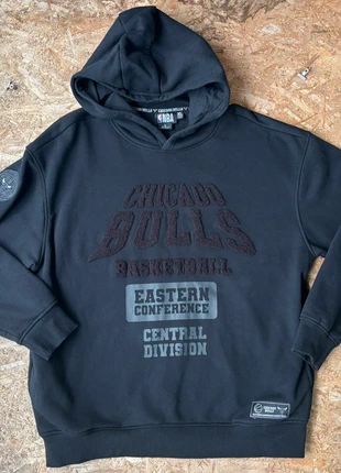 Felpa hoodie nba Chicago bulls nera black sweat pullover sweatshirt basketball merch official, brand: NBA, condizioni: Ottime, taglia: XL, €13.00, €14.35 include la Protezione acquisti