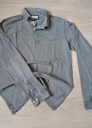 Polo Manches Longues Serge Blanco – Gris Vintage – Taille XL – Col Chemise, merk: Serge Blanco, staat: Heel goed, maat: XL, € 19,90, € 21,60 inclusief Kopersbescherming