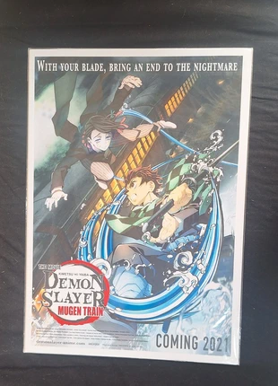 Daemon slayer poster a3, merk: Generic, staat: Nieuw zonder prijskaartje, € 6,00, € 7,00 inclusief Kopersbescherming