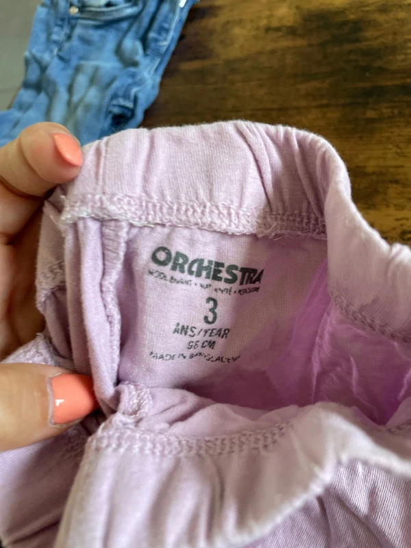 Lot de 5 pantalons / short fille 3 ans - photo numéro 5