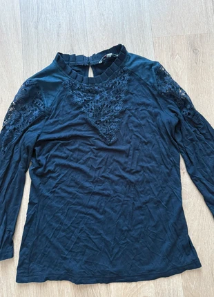T-shirt Morgan taille S avec broderie marine, marca: Morgan, estado: Novo sem etiquetas, tamanho: S / 36 / 8, €10.00, €11.20 inclui Proteção do Comprador