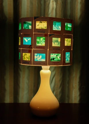 Vintage Green Film Slide Lampshape, condition: Very good, €55.00, €58.45 includes Buyer Protection