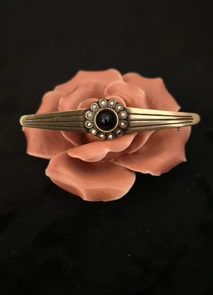 Broche barrette vintage 🖤 strass et perle noire, marque: Vintage Chic, état: Très bon état, 9,90 €, 11,10 € Protection acheteurs (Pro) incluse