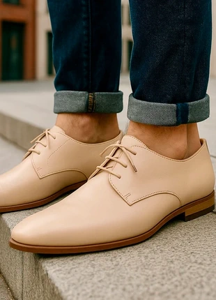 KOST - Chaussures Derby Homme Cuir Beige Taille 46 - État Quasi Neuf, brand: KOST, condition: Very good, size: 46, €20.00, €21.70 includes Buyer Protection