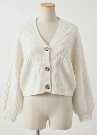 Cardigan Maille Torsadée Epaisse V neck Blanc ~ Neuf ~ T. M.38, brand: Tendance, condition: Very good, size: M / 38 / 10, €54.99, €58.44 includes Buyer Protection